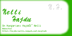 nelli hajdu business card